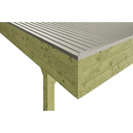 SKANHOLZ Friesland Hybrid Set 14 5,57 x 7,08 m grün inkl. Abstellraum