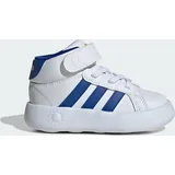 Adidas Grand Court Mid Kids Cloud White / Royal Blue / Ice Yellow 21