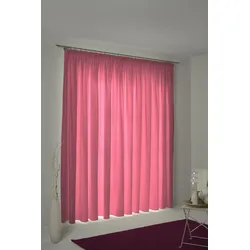Vorhang ADAM "Uni Collection" Gr. 2, pink, B:145cm H:175cm, Jacquard, Baumwolle (Bio-Baumwolle), Gardinen, nachhaltig
