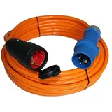 Adapterkabel CEE MENNEKES Stecker auf Schuko H07BQ-F Camping 3G1,5 / 3G2,5 5-50m, Querschnitt:3x2.5mm2, Länge:10m - Braun