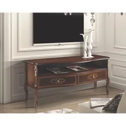 TV-Board INOSIGN, braun (nuss), B:113cm H:53cm T:38cm, Holz teilmassiv, Sideboards