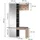 Vicco Garderobe Adeline braun/grau