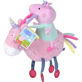 Simba Peppa Pig Plüsch Peppa mit Einhorn,