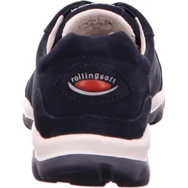 Gabor Damen, Low-Top Sneaker, Frauen Halbschuhe,Strassenschuhe,Sportschuhe,Freizeitschuhe,Turnschuhe,Laufschuhe,nightbl.(S.w/blau),39 EU / 6 UK