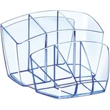 CEP Stiftehalter Ice Blue blau-transparent Polystyrol 6 Fächer 14,3 x 15,8 x 9,3 cm