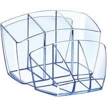 CEP Stiftehalter Ice Blue blau-transparent Polystyrol 6 Fächer 14,3 x 15,8 x 9,3 cm