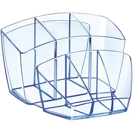 CEP Stiftehalter Ice Blue blau-transparent Polystyrol 6 Fächer 14,3 x 15,8 x 9,3 cm