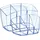 CEP Stiftehalter Ice Blue blau-transparent Polystyrol 6 Fächer 14,3 x 15,8 x 9,3 cm