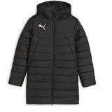 Puma teamFINAL Bench Winterjacke Kinder 03 black/silver 164