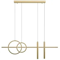 Mengjay LED Pendelleuchte Spiral, 3 Farbtemperaturen hängeleuchte,Höhenverstellbar hängelampe,Esstischlampe, Bürolampe,Esszimmerlampe
