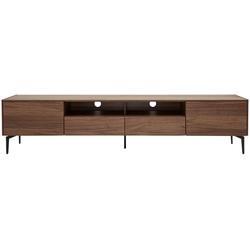 Design-TV-Möbel mit Walnussfurnier L200 cm BLISS