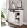 furn.design Sideboard 93 x 91 cm Weiß / Anthrazit