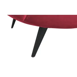 Switch Relaxliege Delphi Velours 120 x 84 x 168 cm Rot