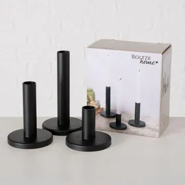 Boltze Kerzenleuchter Malko Metall Schwarz