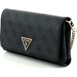 GUESS Noelle Xbody Flap Organizer Coal Logo