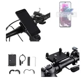 K-S-Trade Smartphone-Halterung für Coolpad Grand View 3 Plus, (Handyhalterung das Fahrrad Halter Lenkstange Fahrradhalterung) schwarz