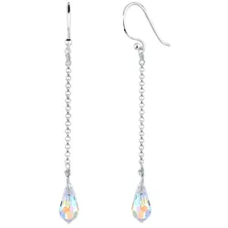 Elli Ohrhänger Tropfen Kristalle 925 Silber OneSize Damen 