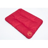 Bjird HobbyDog Hundematraze Schlafplatz Hundebett Tierbett Hundekissen Katzenbett - Eco - 100 x 70 cm [Größe: XL] - Rot - Rot