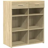 vidaXL Sideboard, Kommode mit Stauraum, Anrichte Schrank für Wohnzimmer, Highboard Beistellschrank Mehrzweckschrank, Sonoma-Eiche Holzwerkstoff