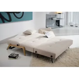 Innovation Living Schlafcouch Polyester 2-Sitzer Beige