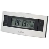 Dugena 4460459 Funkwecker Wecker Digital Alarm schwarz silber