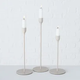 Boltze Kerzenleuchter Malte Eisen Beige