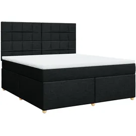 vidaXL Boxspringbett 180 x 200 cm Schwarz