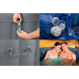 BESTWAY Lay-Z-Spa Maledives HydroJet Pro 54173 inkl. Bodenmatte