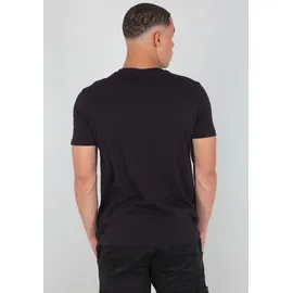 Alpha Industries Label Kurzarm-T-Shirt Black 3XL