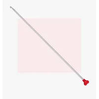 addi Tunesische Häkelnadel 4 mm grau 30 cm