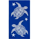 Le Comptoir de la Plage Bari Strandtuch 90 x 170 cm Blau