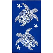 Le Comptoir de la Plage Bari Strandtuch 90 x 170 cm Blau