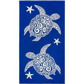 Le Comptoir de la Plage Bari Strandtuch 90 x 170 cm Blau