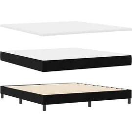 vidaXL Boxspringbett 180 x 200 cm Schwarz