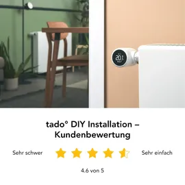 tado° Heizkörperthermostat X smart programmierbar