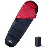 vidaXL Mumienschlafsack für Erwachsene Camping 3 Jahreszeiten