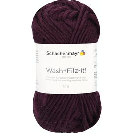 Schachenmayr since 1822 Schachenmayr Wash+Filz-It!, 50G burgundy Filzgarne