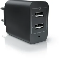 Aplic USB-Ladegerät 4800 mA, 2-Port Netzteil für Handy/Smartphone/Tablet, 4800mA - 2400mA je Port