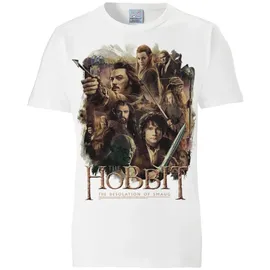 LOGOSHIRT The Hobbit - The Desolation of Smaug weiß XXL