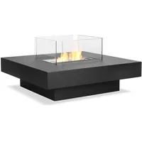 moritz Standkamin 35 x 70 x 70 cm Bio Ethanol-Brenner Deko Kamin Feuerstelle Ethanol-Kamin Ofen
