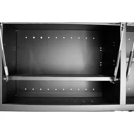 Güde Werkzeugschrank Stahl 120 x 51 x 31 cm schwarz/blau 2 Türen abschließbar
