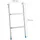 Relaxdays Trampolin Leiter zum Einhängen Blau/Silber 76 cm x 38 cm x 6 cm