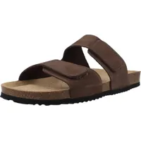 GEOX Sandalette SANDAL GHITA, Rauleder, Braun, Herren - Braun