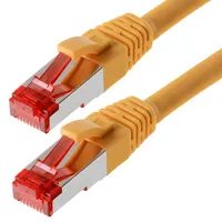 Helos Patchkabel S/FTP Cat 6 gelb 1,0m