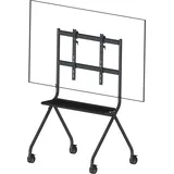 Vision VFM-F12 – Display Staffelei Trolley mit Ablage für 55–100′′