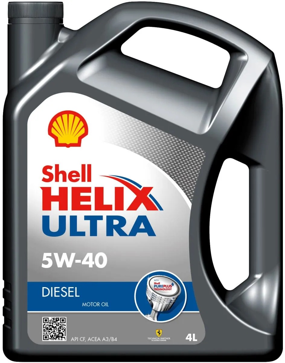 Huile moteur SHELL Helix Diesel Ultra 5W40, 4L