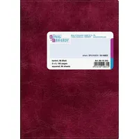 KÖNIG & EBHARDT 8616242 Geschäftsbuch, A6, kariert, rot