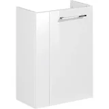 Fackelmann Waschbeckenunterschrank SBC Weiß 44 cm