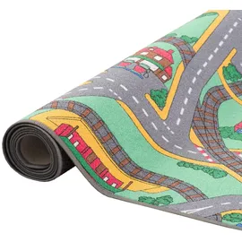 Snapstyle Kinder Straßenteppich Bunt 200x300cm