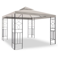 Habeig WASSERDICHTER Pavillon Romantika 3x3m Metall inkl. Dach Festzelt